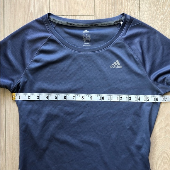 Adidas Climalite Short Sleeve T Shirt in Gray Women’s Size S - Picture 4 of 11